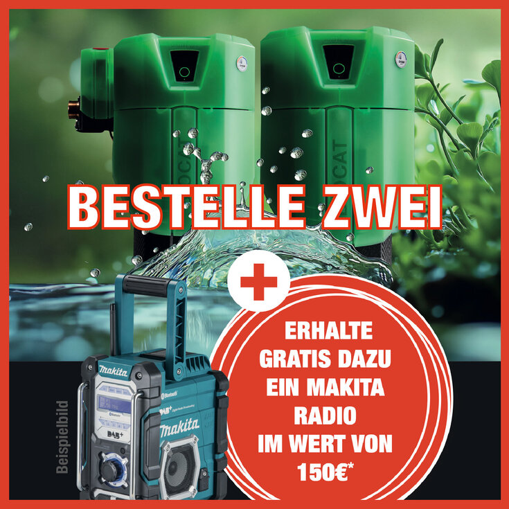 Messe-Aktion gedatec BIOCAT Kalkschutz
